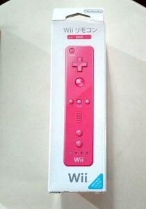 【中古リモコン美品】Nintendo RVL-A-CMP　カラー：ピンク