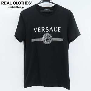 ☆VERSACE/ヴェルサーチ メデューサロゴプリントTシャツ A87573/S /UPK