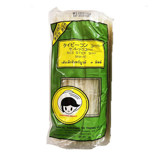 ビーフン ストレート3mm rice noodles 400g 米粉麺 （原材料 うるち米）タイ産 賞味期限2026.9.6