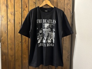 新品●ビートルズ　アビイロード　プリントTシャツ［XL］●ロックバンド/ジョンレノン/BEATLES/ABBEY ROAD