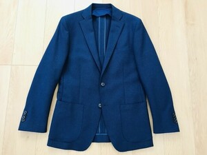 【美品】スーツカンパニー＊WASHABLE＊ウールジャケット＊紺＊165-8DROP