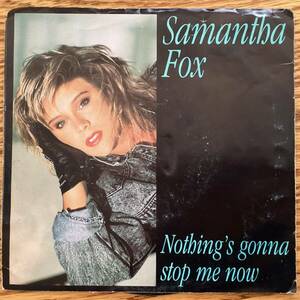 Samantha Fox “Nothing’s Gonna ストップ / Me Now / Dream City" 7" 45 rpm 1072-7-J 海外 即決