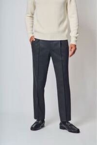 HILTON パンツ ニット KNIT TROUSER チャコールグレー トガ 76 戸賀 ヒルトン