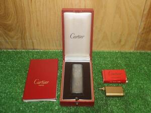 2001 【ジャンク】Cartier/カルティエ ガスライター ガスリフィルタンク 箱付き 着火未確認 喫煙具