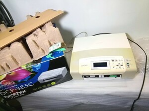 【ジャンク】ブラザー　 brother　インクジェットプリンター　DCP-385C　(az)