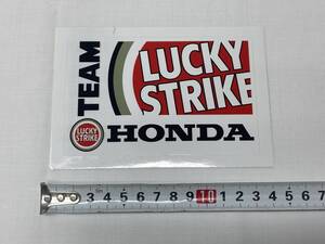 212 〓 当時物　ラッキーストライク　ホンダ　ステッカー　TEAM LUCKY STRIKE HONDA