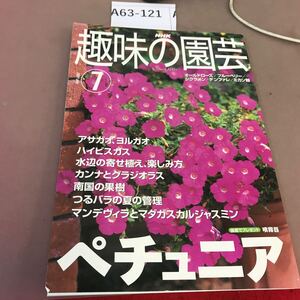 A63-121 NHK趣味の園芸 7 ペチュニア ハイビスカス アサガオ 他 2001