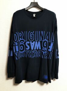 即決有り テンダーロイン 3A LONG TEE ロンT Tシャツ L NAVY ネイビー tenderloin