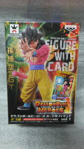 DRAGONBALL SUPERS FIGURE　ドラゴンボールヒーローズ カード付フィギュア　vol.1 孫悟空 GT