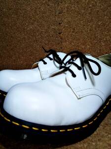 【Dr.MARTENS】ドクターマーチン 1925 スチールトゥ 3ホールシューズ UK5(24cm ) CORE STEEL TOE 3EYE SHOE WHITE 希少カラー 廃盤品