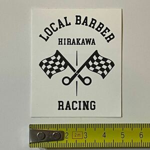 ステッカー シール　デカール　LOCAL BARBER HIRAKAWA RACING ホットロッドカスタムショー2022 HRCS2022 新品　未使用品