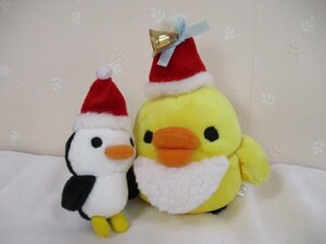 「可愛い　キイロイトリとペンギン　メリークリスマス　サンタ　2007　♪　31109」