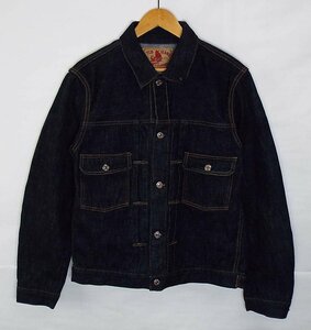 T3706〇TCB jeans/ティーシービー・ジーンズ デニムジャケット Gジャン 2nd セカンド インディゴ サイズ42