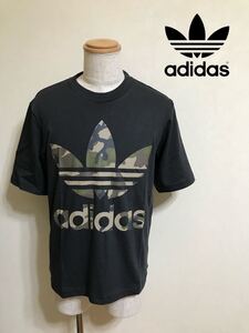 【新品】 adidas originals SSL TEE CAMO OS アディダス オリジナルス カモフラ ビッグロゴ トレフォイル Tシャツ サイズM 半袖 DX4203