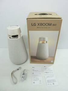 CV5064d 美品 LG ポータブルスピーカー XBOOM 360 X03QBE Bluetooth 2023年製