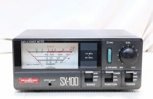 第一電波工業　SX-100　1.8～56MHz　3KW　SWR＆パワー計　ハイパワーリニアに最適