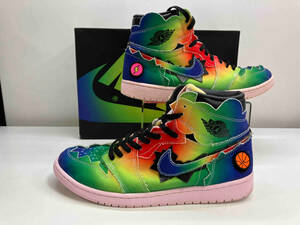 NIKE スニーカー NIKE J Balvin×NIKE Air Jordan 1 High OG Rainbow DC3481-900 US12 30.0cm