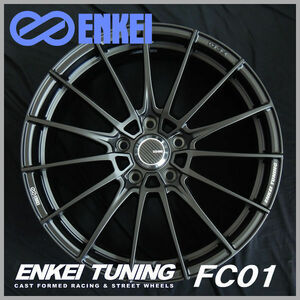 送料無料 新品 エンケイ ENKEI TUNING FC01 セミグロスブラック 20インチ 8.5J +35 5H 114.3 アルミホイール4本セット