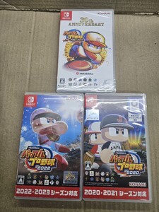 ◆◇【Switch】 パワフルプロ野球　2024-2025・2022・2020（3部作セット）(中古品/未開封品）【Y3096 - 074併】◇◆