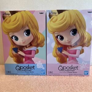 #A11【レアプライズ★未開封品】Q posket Qposket perfumagic Disney Character オーロラ姫 全2種セット　ディズニー フィギュア