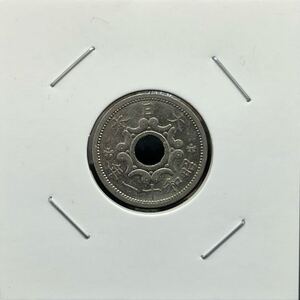 ☆美品☆【5銭ニッケル貨】昭和11年（1936年）大日本 古銭 金鵄、勾玉連環 五銭 L1