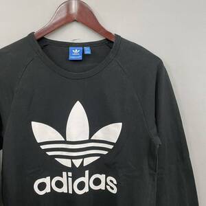 アディダスオリジナルス adidas Originals ビッグロゴ　ファッション　衣類　ロンT メンズ　Sサイズ 長袖　ff△