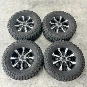 溝あり良品　ラングラーJEEPアンリミテッドなどにJK JL 1台分　LT285/70R17 BF Goodrich Mud-Terrain T/A マッドタイヤ　4本セット