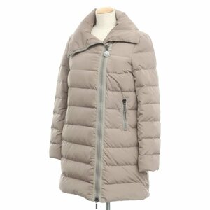 【中古】モンクレール MONCLER ポリエステル スタンドカラー ダウンコート ベージュ【サイズサイズ0】 APD