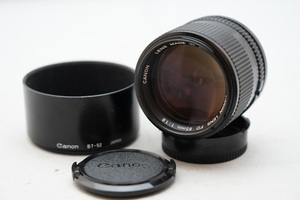 ☆単焦点・マニュアルレンズ☆ キャノン ニューFD 85㎜ F=1:1.8　CANON NEW FD 85 1.8 フード付き　超希少品　おススメ品　お見逃しなく