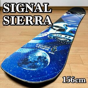 【貴重】SIGNAL SIERRA 156cm シグナルシエラ スノーボード ボード板 by JOHN JACKSON ジョン ジャクソン モデル キャンバー 15-16モデル