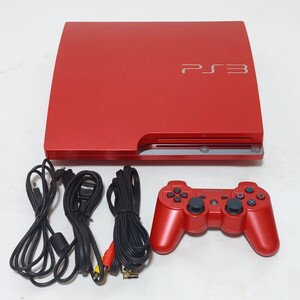 1円〜 動作品 美品 SONY ソニー PlayStation3 PS3 プレイステーション3 プレステ3 CECH-3000B スカーレット・レッド