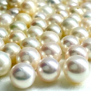 1円〜!!◯アコヤ本真珠おまとめ502ct◯j 約100.4g 約7.0-8.0mm 裸石 宝石 jewelry pearl パール 真珠 あこや 片穴 両穴 w4ま77