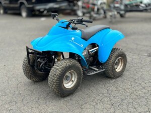 ●エンジン実働! 希少! カーツ KAAZ キッズバギー バギー ATV 競技用車両 レーサー キッズ用 2001年製 2スト オフロード 札幌発