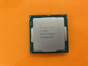 Intel Core i3-8100(3.6GHZ) SR3N5 CPU 動作OK　98410