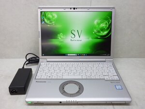 ☆1円☆第8世代☆CF-SV7HD4VS☆Core i5 1.60GHz/8GB/SSD256GB/累積12870/高解像度/Sマルチ/無線/Bluetooth/カメラ/Office/Win11 DtoD領域☆