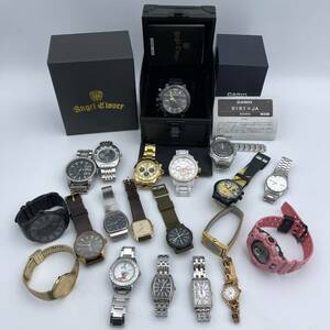 ko1103/01/79 ジャンク時計20点 CASIO 5161JA G-SHOCK Angel Clover TC50BBK SEIKO ジーショック エンジェルクローバー セイコー 他