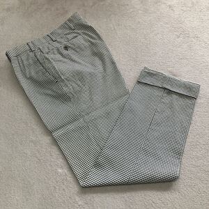 UNITED ARROWS ユナイテッドアローズ チェック柄パンツ サイズ46 グレー 美品