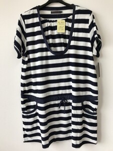 【レディース】マタニティ/ボーダーワンピース＆レギンスセット/4L/XXXL