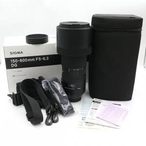 1円〜 SIGMA シグマ 150-600mm F5-6.3 DG for Nikon 望遠ズームレンズ 箱付 動作未確認 現状品 y72-3368620【Y商品】