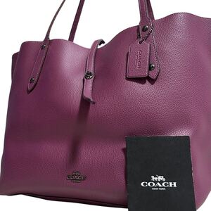 1円～【入手困難品】定価10万円 コーチ COACH トートバッグ ビジネスバッグ ブリーフケース A4 2way レザー メンズ レディース 