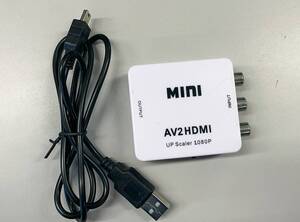 AV2HDMI コンバータコンポジットからHDMIに変換 720P/1080P対応 音声対応 