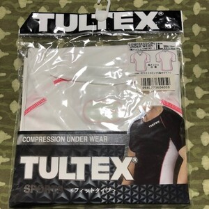 TULTEX　アンダーウェア　インナーウェア　アンダーシャツ　新品未使用　ホワイト　L　フィットタイプ　半袖