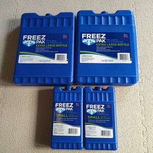 Freez Pak アイスパック4パック（extra large2 small2)USA製