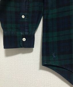 希少☆Mサイズ ブラックウォッチ柄 90s ポロ ラルフローレン ビッグ シャツ POLO RALPH LAUREN BIG OXFORD SHIRT BEAMS オープンカラー開襟