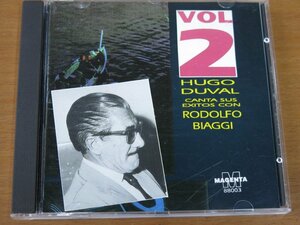 CD HUGO DUVAL Canta sus exitos con RODOLFO BIAGGI Vol.2 輸入盤 中古品