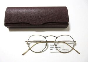 限定 新品 OLIVER PEOPLES オリバーピープルズ M-4 雅 AG アンティークゴールド メガネ 眼鏡 /OV70