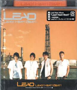  Lead /Lead! Heat! Beat!（初回盤）外包フィルムに破れて特価！送料無料！4人組アイドルグループの3rdアルバム！ラバーブレスレット付き！