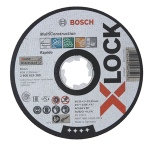 BOSCH ボッシュ X-LOCK 切断砥石 エキスパート マルチマテリアル用（厚さ1.6mm） 25枚セット 2608619270