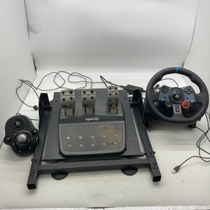 04wy6459 ▲【1円～】ハンコン logitech G29 Driving Force Racing Wheel / ロジクール ハンドルコントローラー 箱なし 海外版 ジャンク品