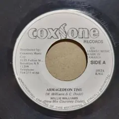 レゲエレコード WILLIE WILLIAMS - ARMAGEDDONTIME